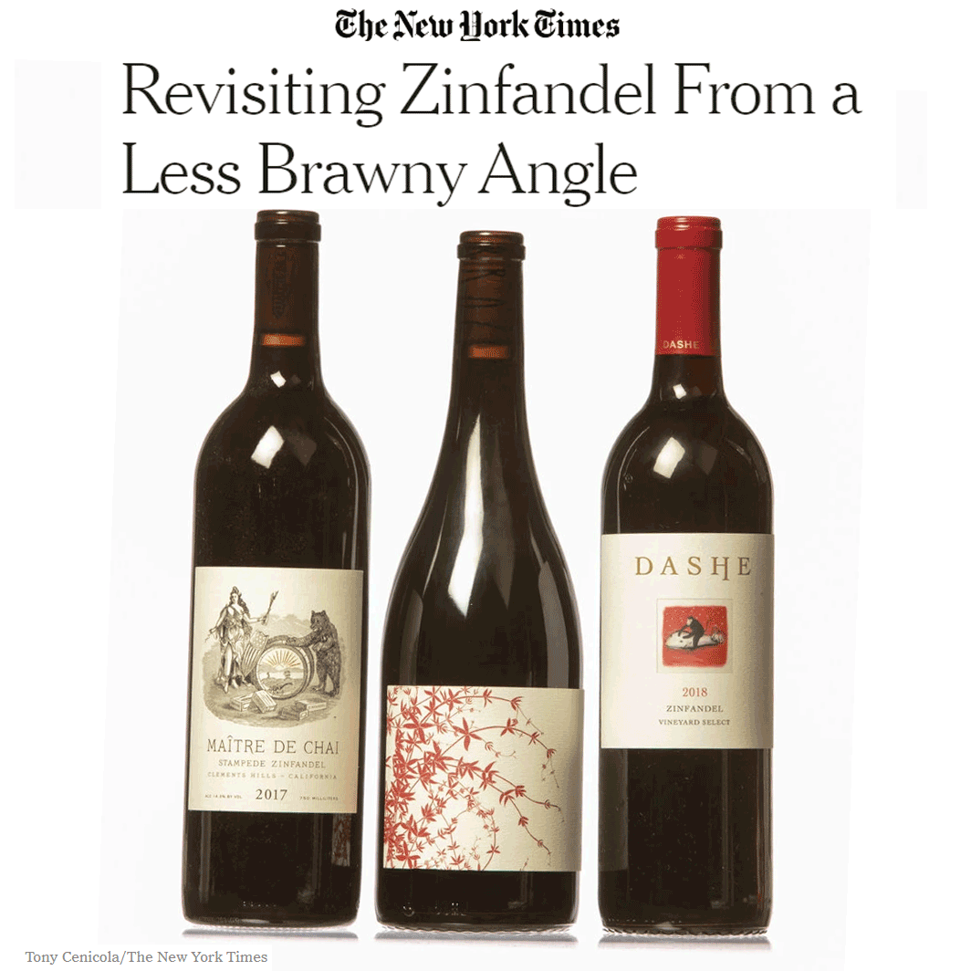 Revisiting Zinfandel From a Less Brawny Angle